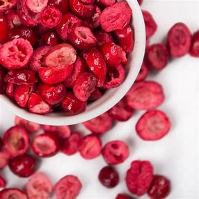 Freeze Dried Cranberry Fruit Slices Chunks